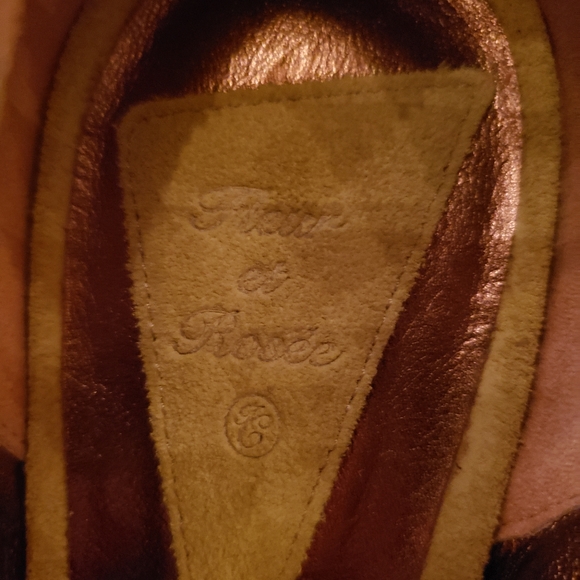 Fleur et Rosée Green Suede Leather Loafe - Picture 6 of 13